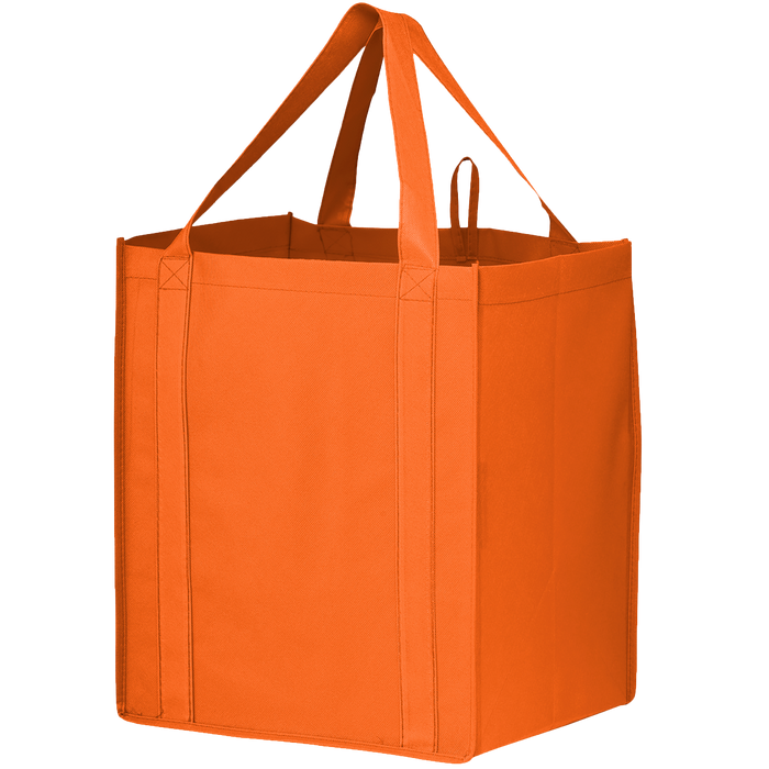 Orange Big Storm Grocery Bag