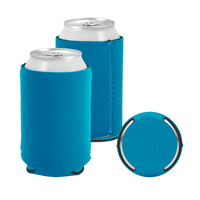 Teal Premium Collapsible Neoprene Koozie Thumb