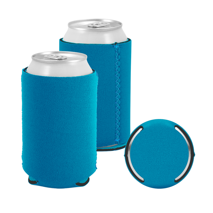 Teal Premium Collapsible Neoprene Koozie