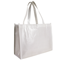 White Laminated Convention Tote Thumb