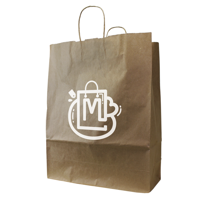  DISCONTINUED - Tall Kraft Paper Shopper Bag