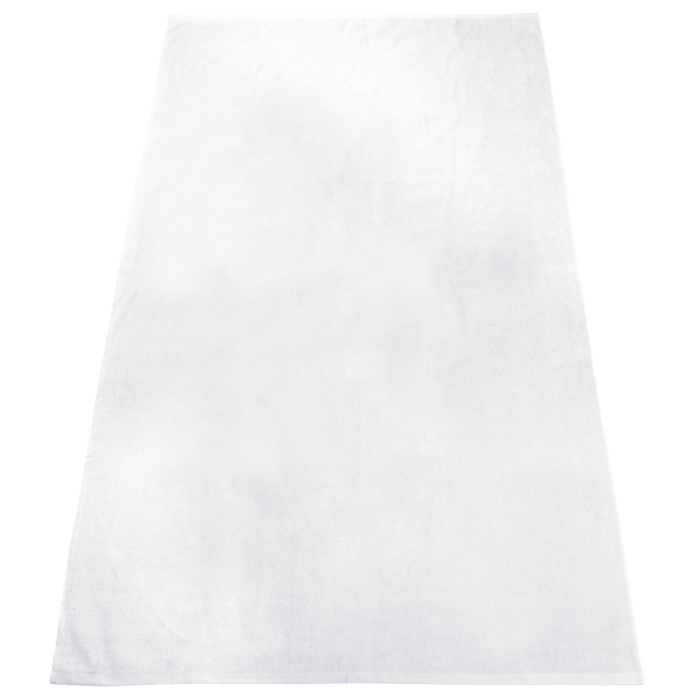 White DISCONTINUED-Heavy Weight American Made White Beach Towel