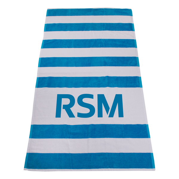 imprinted beach towels,  striped beach towels, 