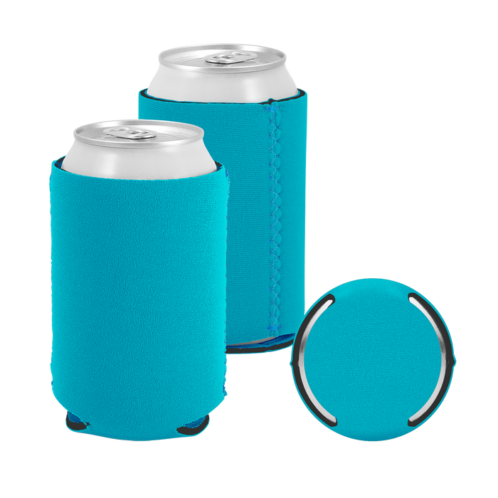 Aqua Premium Collapsible Neoprene Koozie