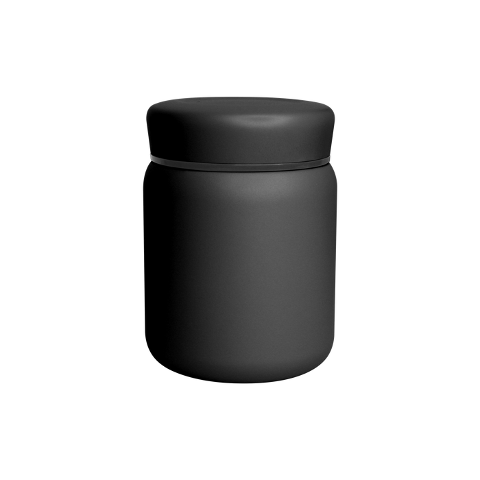 Matte Black Stainless Steel Insulated Food Canister