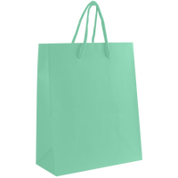 Aqua Small Matte Shopper Bag Thumb