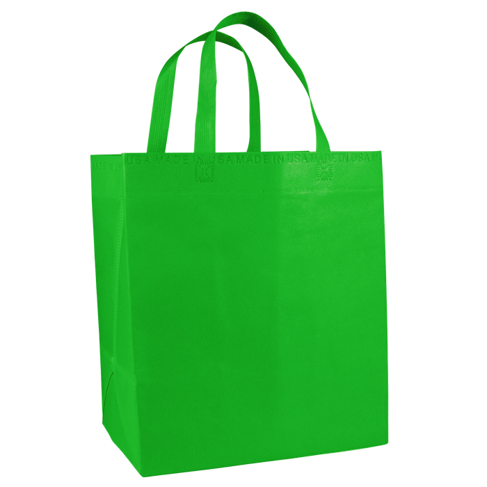 Lime Green American Made Grocery Bag