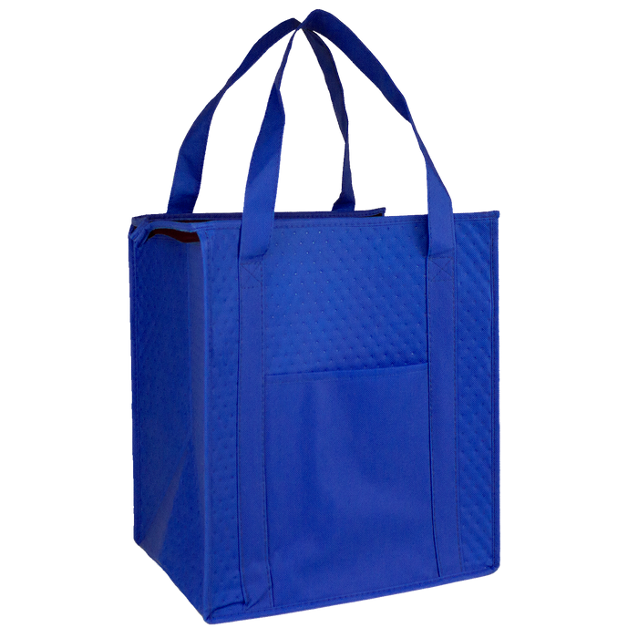 Royal Blue Insulated Tote with Pocket