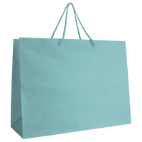 Aqua Large Matte Shopper Bag Thumb