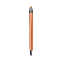 Orange with Blue Ink Chrome Stylus Pen Thumb