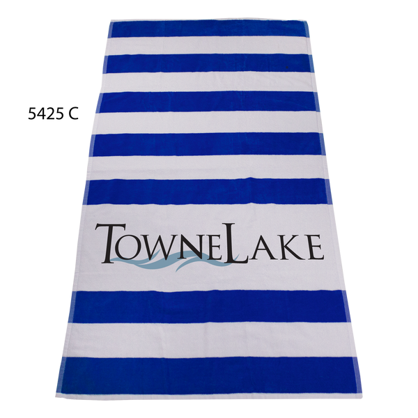 imprinted beach towels,  striped beach towels, 