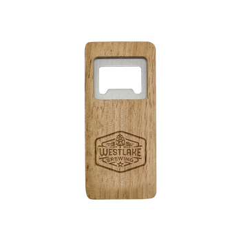 Rectangular Bamboo Bottle Opener