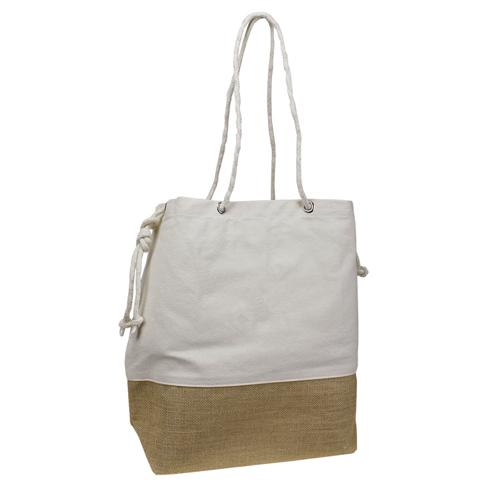 Natural DISCONTINUED-Islay Canvas Beach Bag