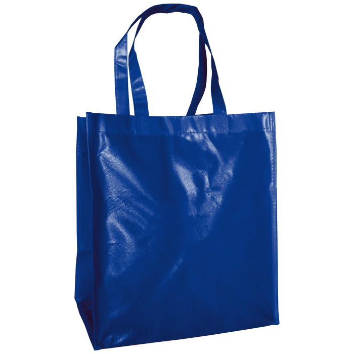 Royal Blue Laminated Big Storm Grocery Bag