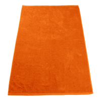 Orange Seascape Color Beach Towel Thumb