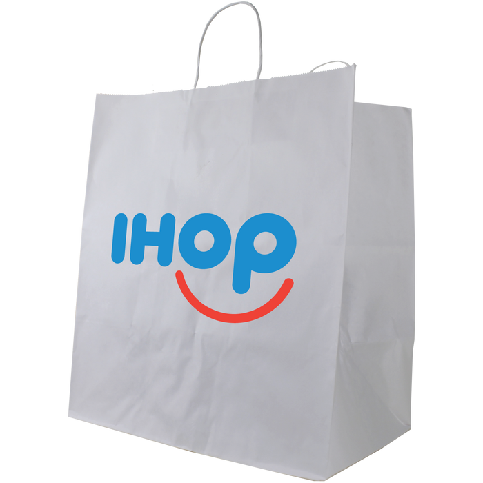  Extra Large White Paper Shopper Bag