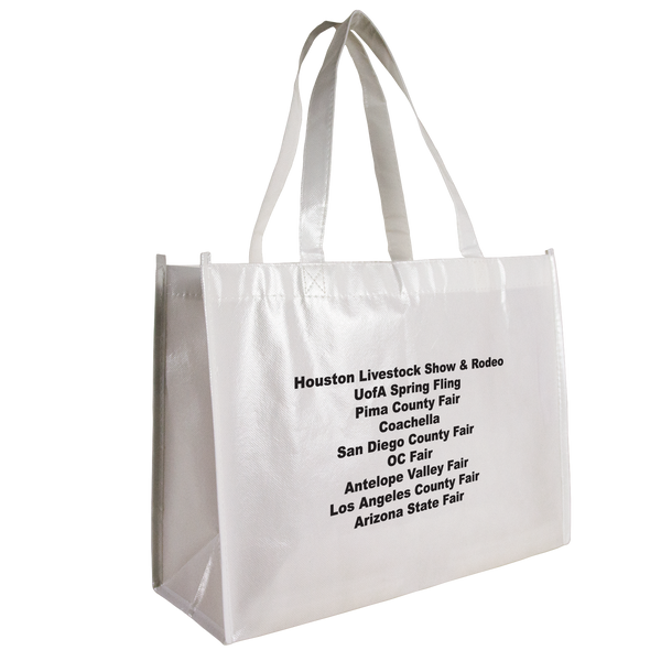 laminated bags,  tote bags,  breast cancer awareness bags, 