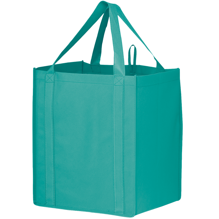 Teal Big Storm Grocery Bag