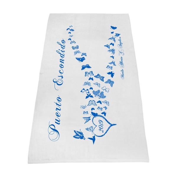 imprinted beach towels,  white beach towels, 