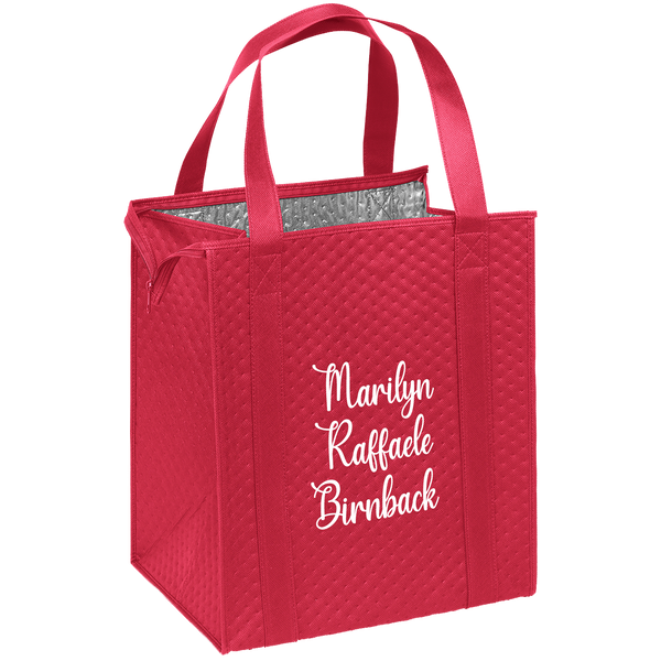 insulated totes,  breast cancer awareness bags, 
