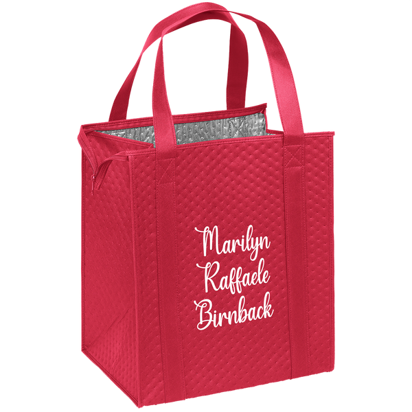 breast cancer awareness bags,  insulated totes, 