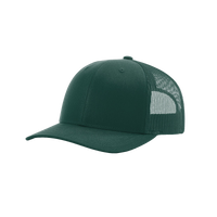 Dark Green Richardson Trucker Snapback Hat Thumb