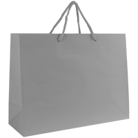 Platinum Medium Glossy Shopper Bag Thumb