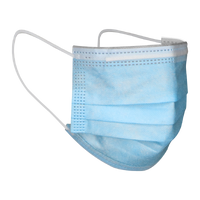 Cool Blue 3 Ply Earloop Facemask Thumb