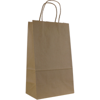 Natural Paper Kraft Paper 2 Bottle Tote Thumb