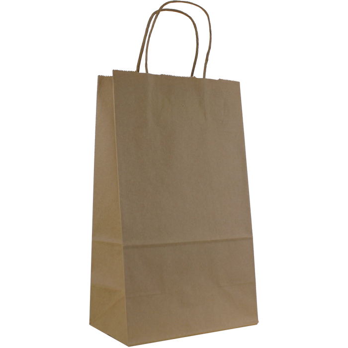 Natural Paper Kraft Paper 2 Bottle Tote