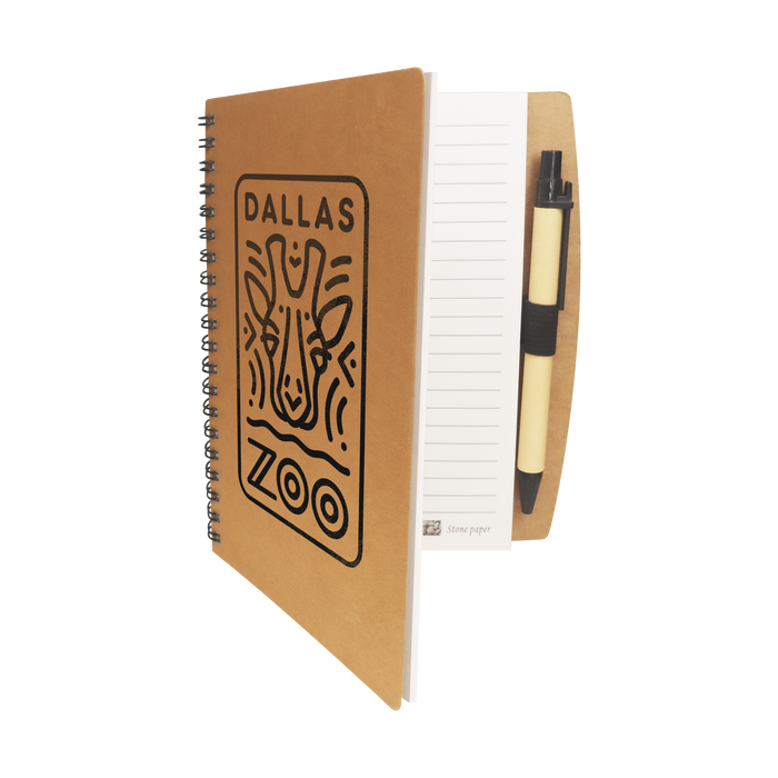  Eco Stone Paper Notebook with Pen
