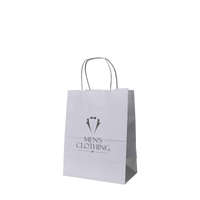  Extra Small White Paper Shopper Bag Thumb