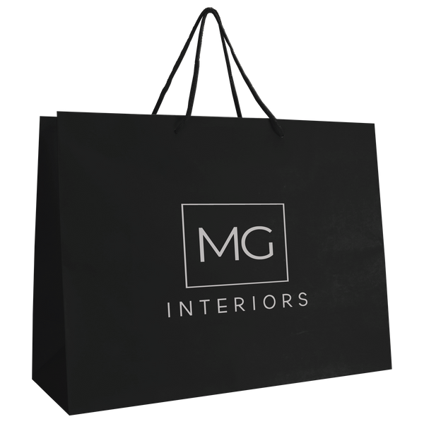 matte & glossy shoppers,  paper bags,  breast cancer awareness bags, 