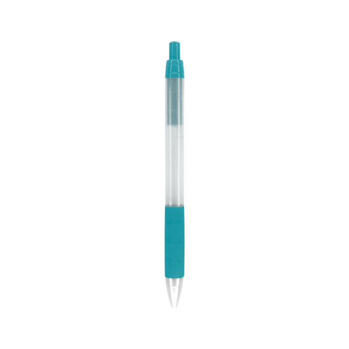 Teal Green with Black Ink Frosted Barrel Pen