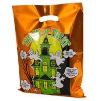  Metallic Orange Haunted House Bag  Thumb