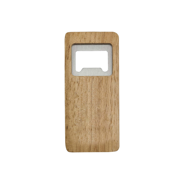 Bamboo Rectangular Bamboo Bottle Opener