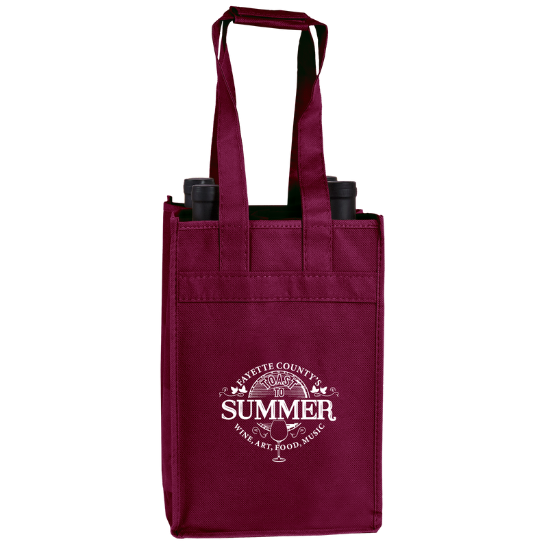 Fayette County Chamber of Commerce / 4 Bottle Wine Tote / Wine Totes