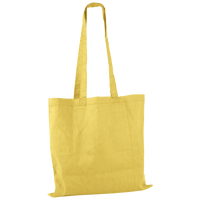 Yellow Basic Cotton Tote Thumb