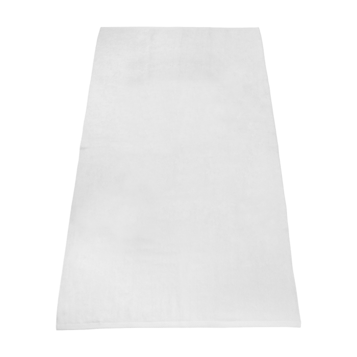 White Budget White Beach Towel