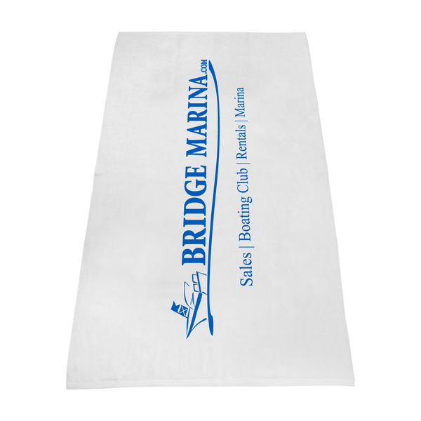 imprinted beach towels,  white beach towels, 