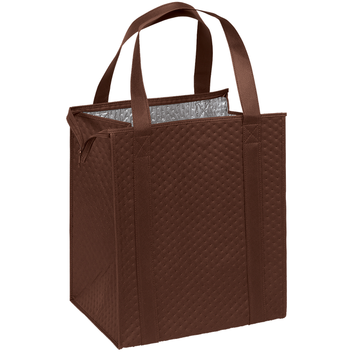 Brown Large Insulated Tote