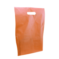 Tangerine Medium Frosted Die Cut Bag Thumb