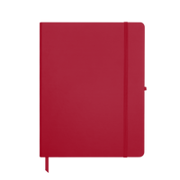 Red Large Soft Faux Leather Journal Thumb