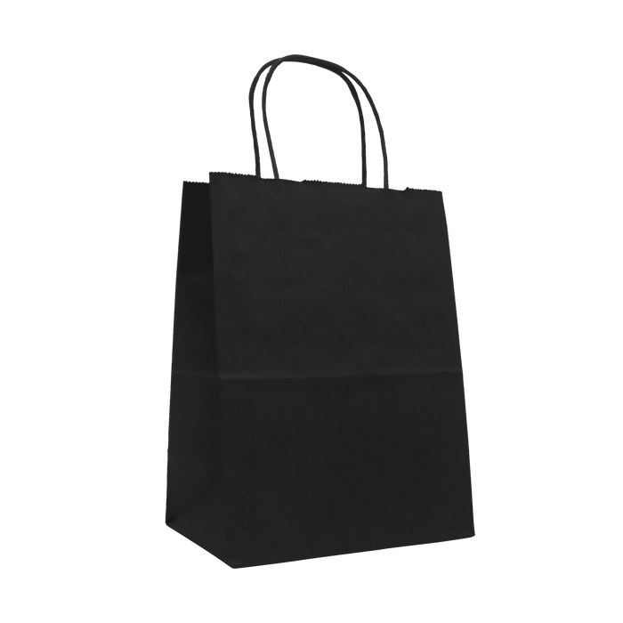 Black Extra Small Matte Color Kraft Bag
