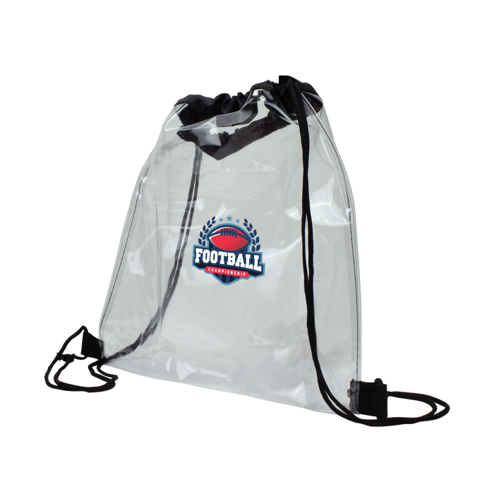  Clear Spectator Drawstring Backpack