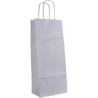 White 1 Bottle White Paper Bag Thumb