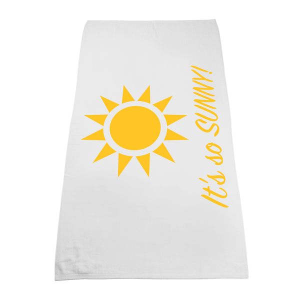 imprinted beach towels,  white beach towels, 