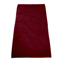 Maroon Classic Color Beach Towel Thumb