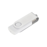 White 4GB USB Flash Drive  Thumb