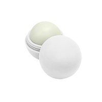 White with Vanilla Flavor Spherical Lip Balm Thumb